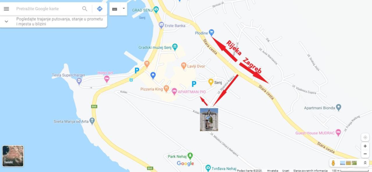 Apartman Pio Senj  Eksteriør billede